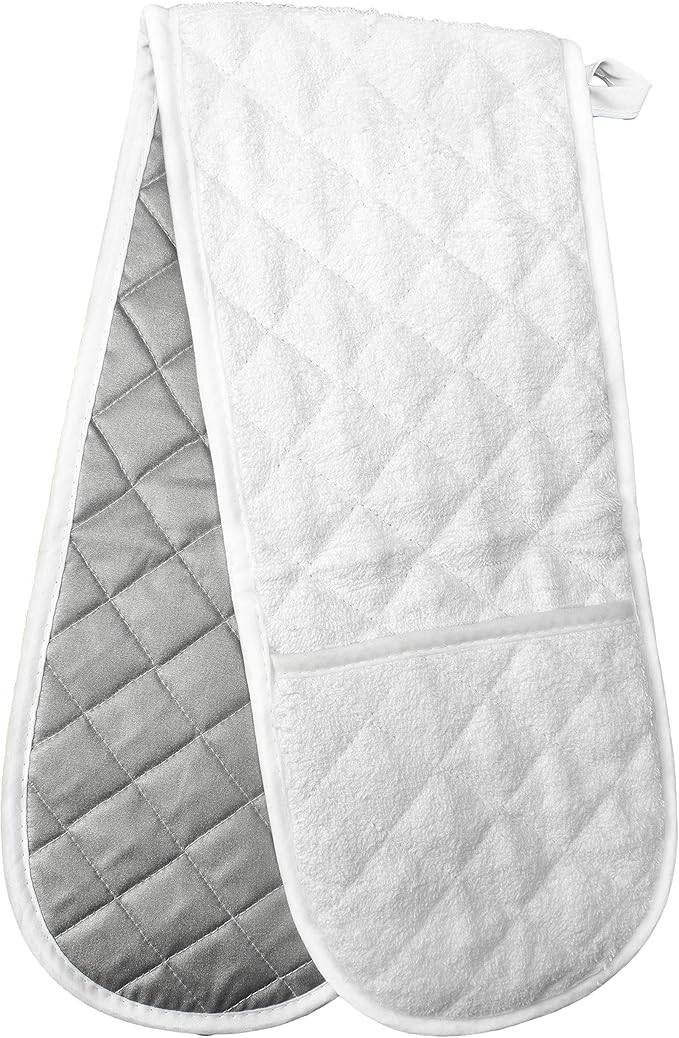 ARCLIBER 36"x7.5" Double Oven Mitt Heat Resistant Potholder Double Oven Glove for Handling Hot Pots Extra Long for Kitchen Cooking Baking