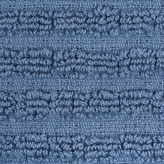 Ritz Royale Collection 100% Combed Terry Cotton, Highly Absorbent, Oversized Kitchen Towel Set, 28" x 18", 2-Pack, Solid, Federal Blue