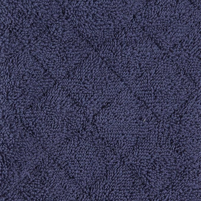 DII Basic Terry Collection 100% Cotton Quilted, Oven Mitt, French Blue, 2 Piece