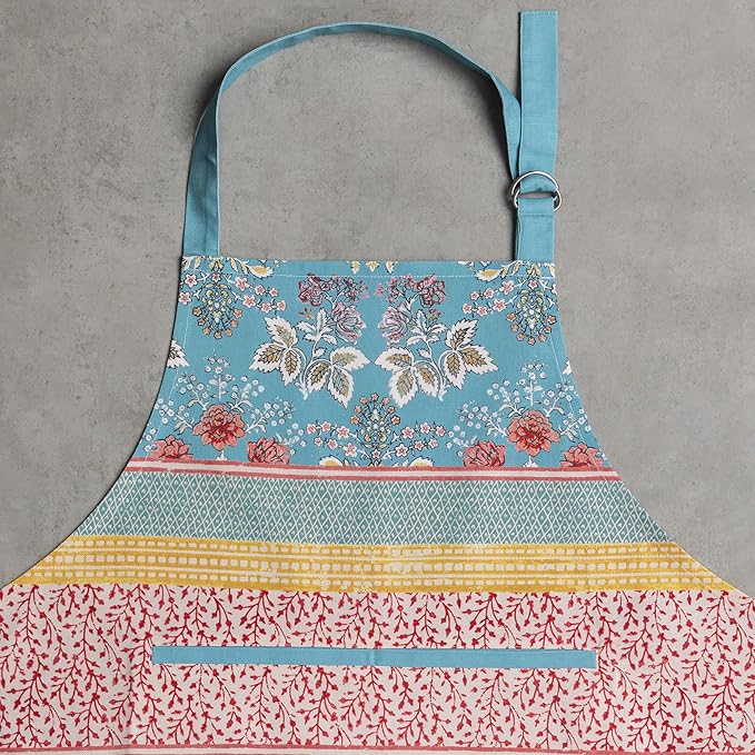 Maison d' Hermine 100% Cotton Apron for women with Pocket Kitchen Chef Apron for Men Cooking Mothers Day Gifts