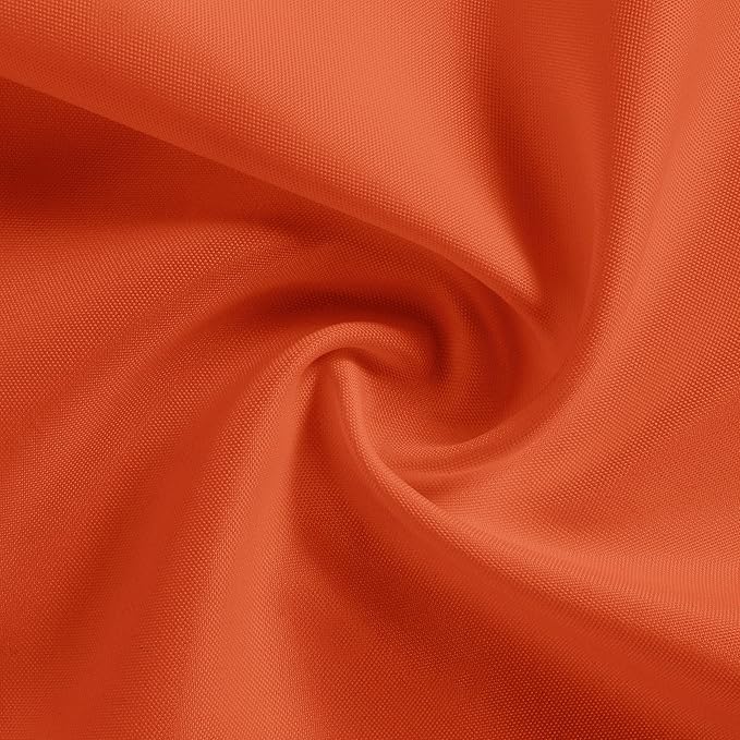 Utopia Home [24 Pack, Orange] Cloth Napkins 18x18 Inches, 100% Polyester Hemmed Edges, Washable and Reusable Ideal for Parties, Weddings and Dinners