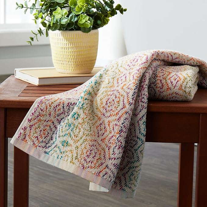 SKL Home Rhapsody Hand Towel Set, Multicolored