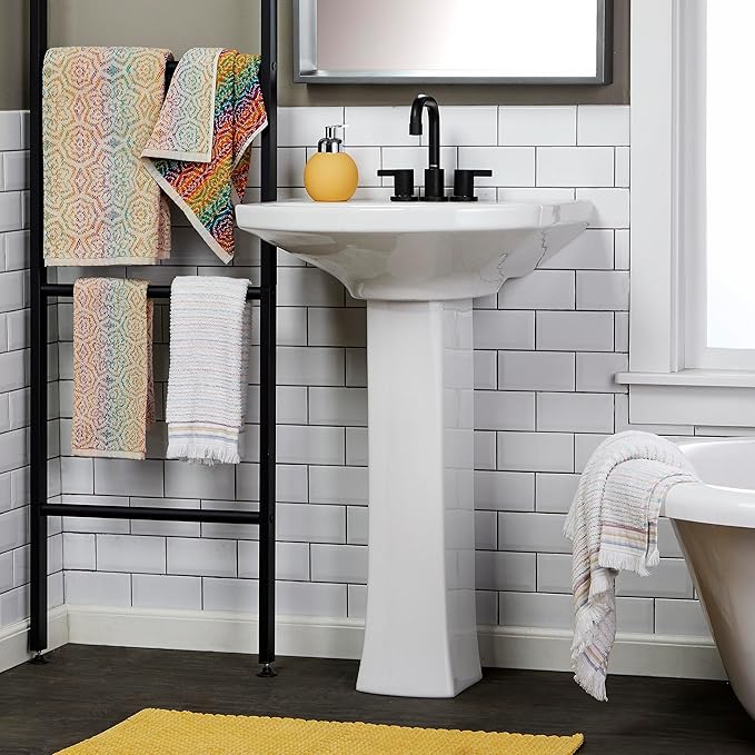 SKL Home Rhapsody 2 Bath, 2 Hand Towel Set, Multi