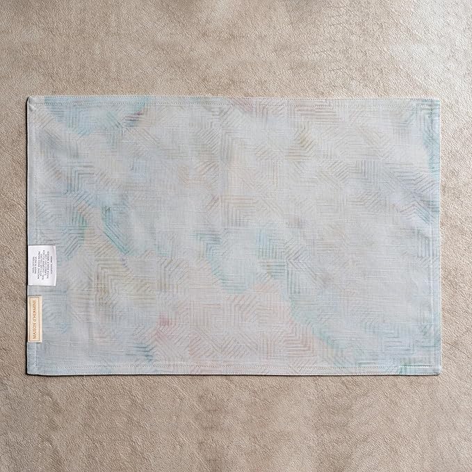 Maison d' Hermine Placemats Set of 4 100% Cotton Washable Cloth Place Mats Reusable Table Mats for Kitchen Dining Party Wedding Gifts for Mothers Day Spring/Summer (Flying Birds, 13" x 19")