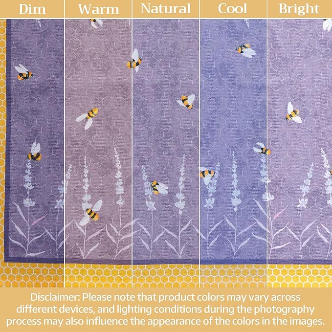 Maison d' Hermine Cloth Napkins Set of 4 100% Cotton Everyday Reusable Square Napkins Cloth Washable Dinner Wedding Restaurant Gifts for Mothers Day Spring/Summer (Bees are Buzzing, 18" x 18")