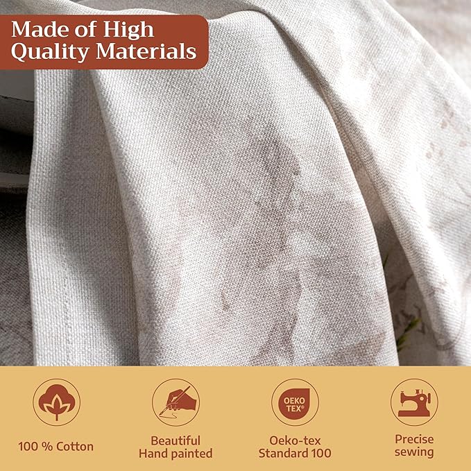 Maison d' Hermine Cloth Napkins Set of 4 100% Cotton Everyday Reusable Square Napkins Cloth Washable Dinner Party Wedding Restaurant Gifts for Mothers Day Spring/Summer (Basse Cour, 20" x 20")