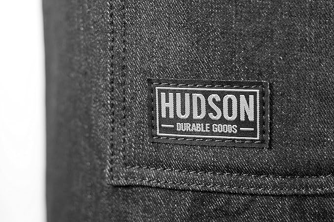 Hudson Durable Goods - Professional Grade Chef Apron for Kitchen, BBQ & Grill