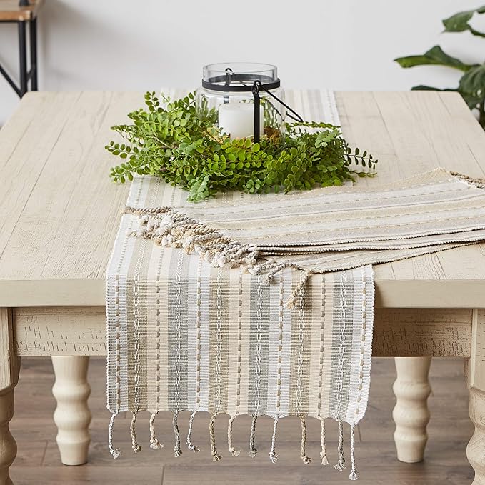 DII Southwest Collection Tabletop, Placemat Set, Natural, 6 Piece