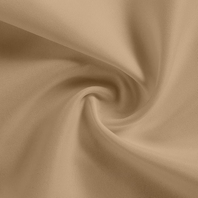 Utopia Home [24 Pack, Beige] Cloth Napkins 17x17 Inches, 100% Polyester Hemmed Edges, Washable and Reusable Ideal for Parties, Weddings and Dinners