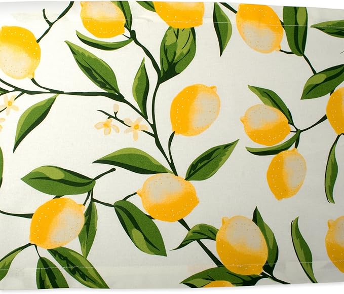 DII Lemon Bliss Tabletop Collection, Table Runner, 14x108