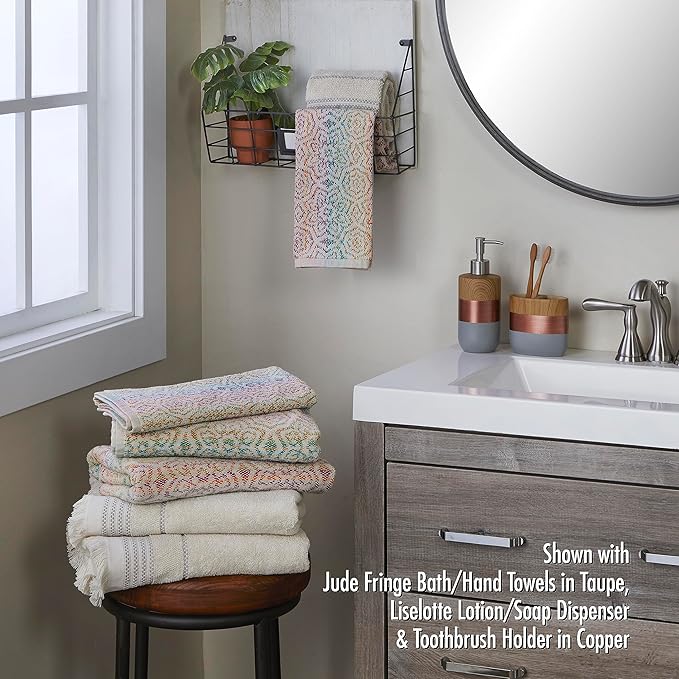 SKL Home Rhapsody Hand Towel Set, Multicolored