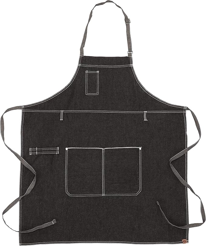 Chef Works Bronx Bib Apron with Scoop Neck