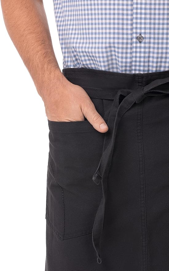 Chef Works Unisex Rockford Half Bistro Apron