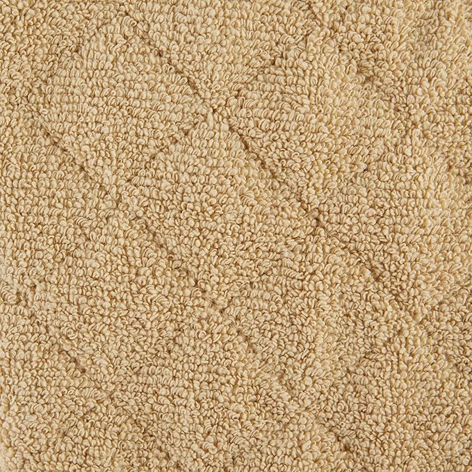 DII Basic Terry Collection 100% Cotton Quilted, Oven Mitt, Pebble, 2 Piece