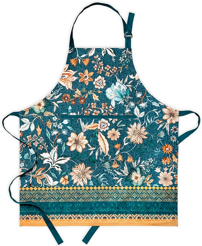Maison d' Hermine 100% Cotton Apron for women with Pocket Kitchen Chef Apron for Men Cooking Mothers Day Gifts