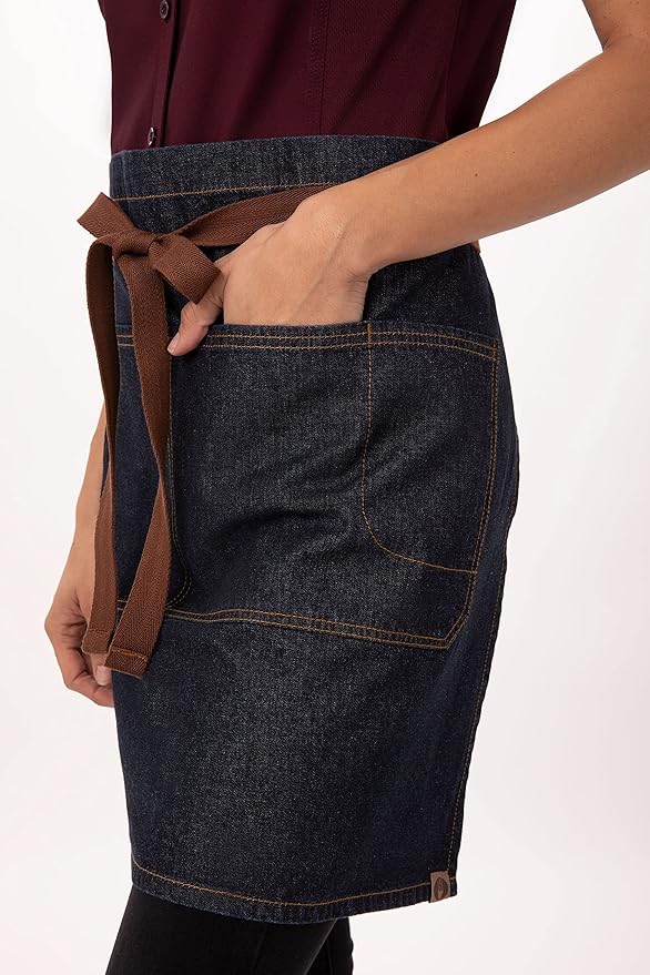 Chef Works Unisex Memphis Half Bistro Apron