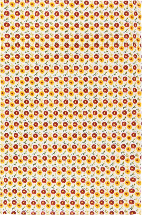 Now Designs by Danica Kitchen Floursack Towels - Sunflower Splendor 3 Count, 100% Cotton