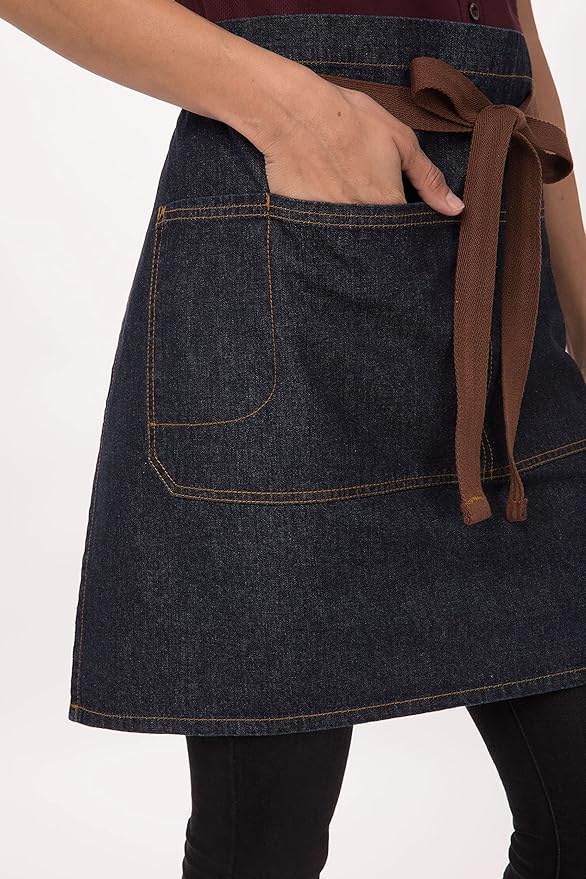 Chef Works Unisex Memphis Half Bistro Apron