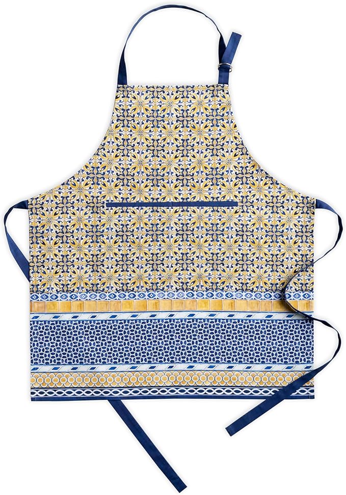 Maison d' Hermine 100% Cotton Apron for women with Pocket Kitchen Chef Apron for Men Cooking Mothers Day Gifts