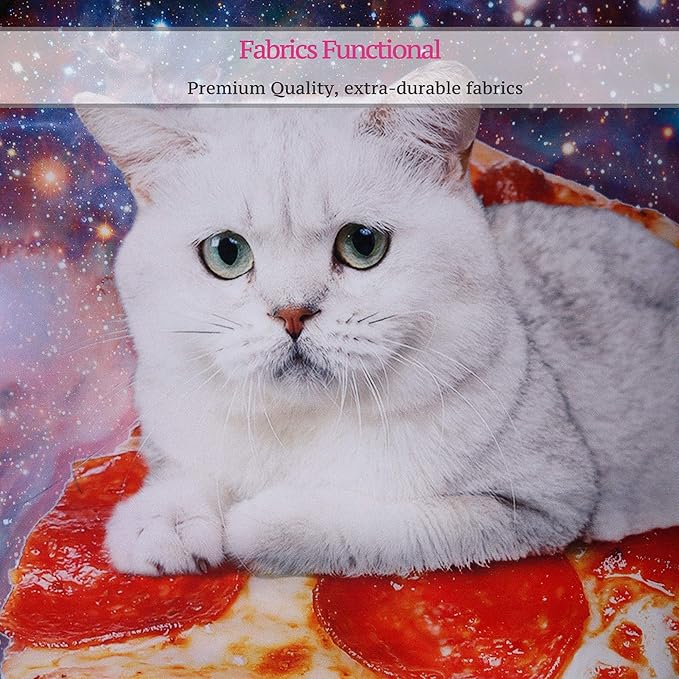 RosieLily Cat Apron for Women & Men - Funny Kitchen Apron for Cooking, Gardening, Grilling & BBQ - Cat Gifts, Baking Gifts, Galaxy Space