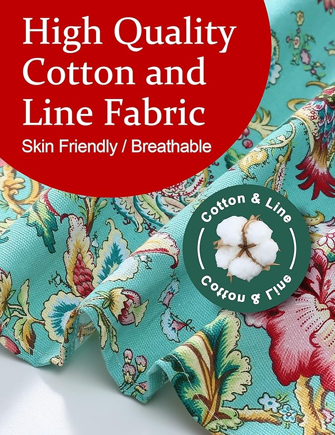 Big Plus Size Aprons for Women with Pockets Cotton Linen Baking Kitchen Cooking