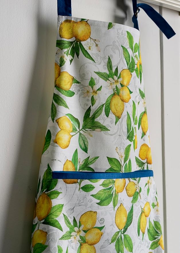 Maison d' Hermine 100% Cotton Apron for women with Pocket Kitchen Chef Apron for Men Cooking Mothers Day Gifts