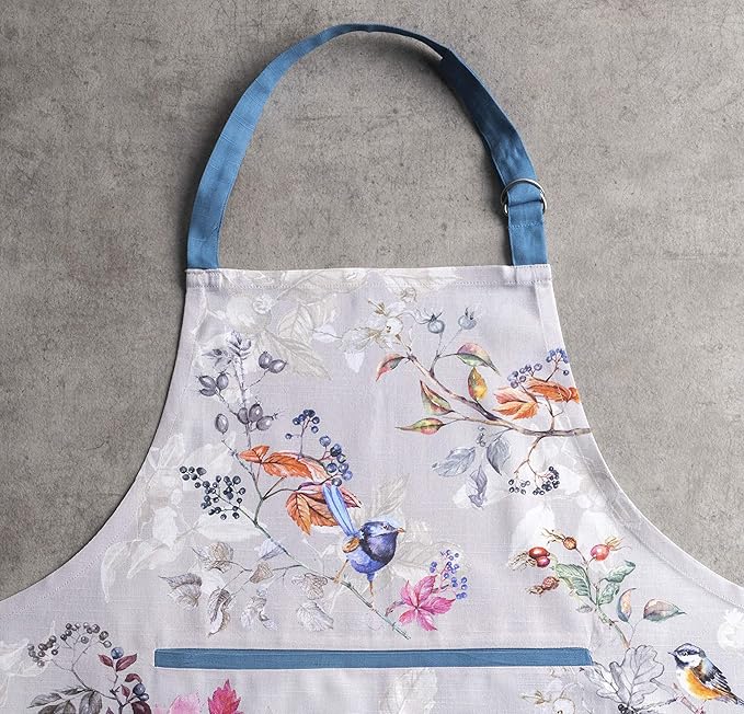 Maison d' Hermine 100% Cotton Apron for women with Pocket Kitchen Chef Apron for Men Cooking Mothers Day Gifts