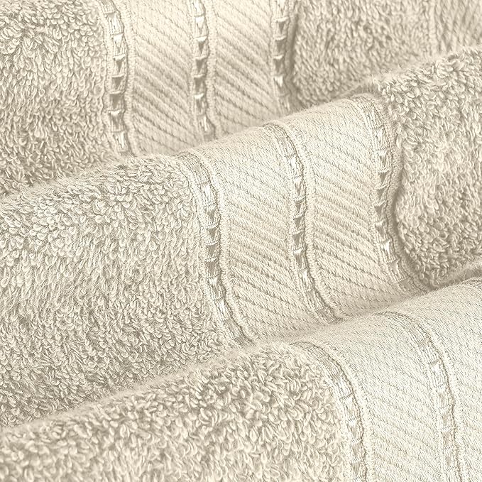 Modern Threads 4-Pack SpunLoft Bath Sheet Sand 35x66