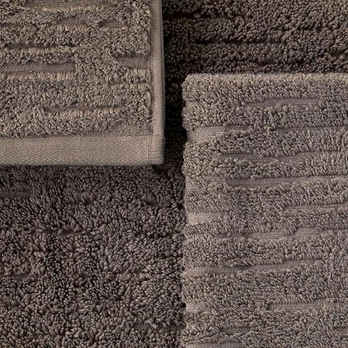 SKL Home CloudSoft Cotton Luxury Bath Towel for Bath & Gift, Mink Brown