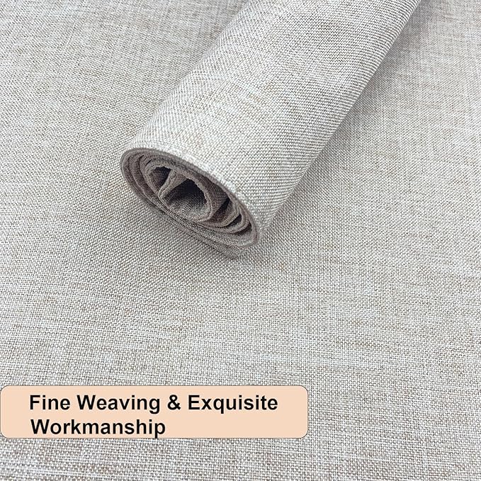 Weabetfu Cloth Placemats Set of 4 Heat Resistant Dining Table Placemmats Cotton Linen Machine Washable Kitchen Table Mats Wrinkle Free Thick Fabric Place Mat,Easy to Clean,13"x19"