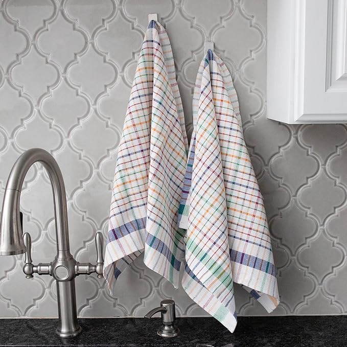 Ritz Wonder Towels, 30" x 20", 100% Cotton Kitchen Towels, Highly Absorbent, Large Size, Finely Woven, Lint Free, Streak Free Cleaning, Easy Care Towel Set, 2-Pack, Primary