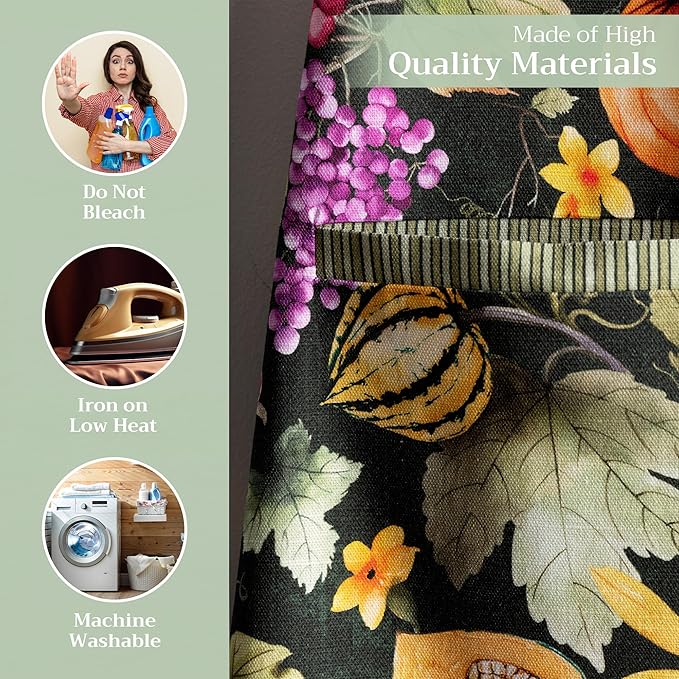 Maison d' Hermine 100% Cotton Apron for women with Pocket Kitchen Chef Apron for Men Cooking Mothers Day Gifts
