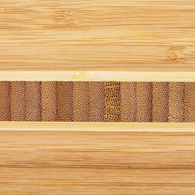 Totally Bamboo Dominica Large Cutting Board with Juice Groove, 20-5/8" x 12-1/2"