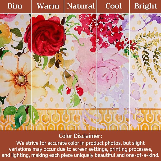 Maison d' Hermine Napkin 100% Combed Cotton Premium Cloth Napkin Decorative Washable Napkins Set of 4 for Home, Kitchen, Dining, Cocktail Parties & Camping - Summer Joy (20”X20”)
