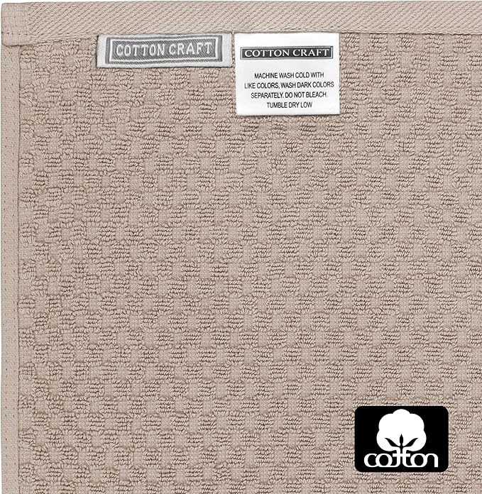 COTTON CRAFT Hooded Bath Towel – Oversized 35 x 70 Waffle Weave Towel with Hood for Adults - 100% Ringspun Cotton Pool Bath Sheet Wrap with Hood - Soft Super Absorbent Quick Dry – 450 GSM – Linen