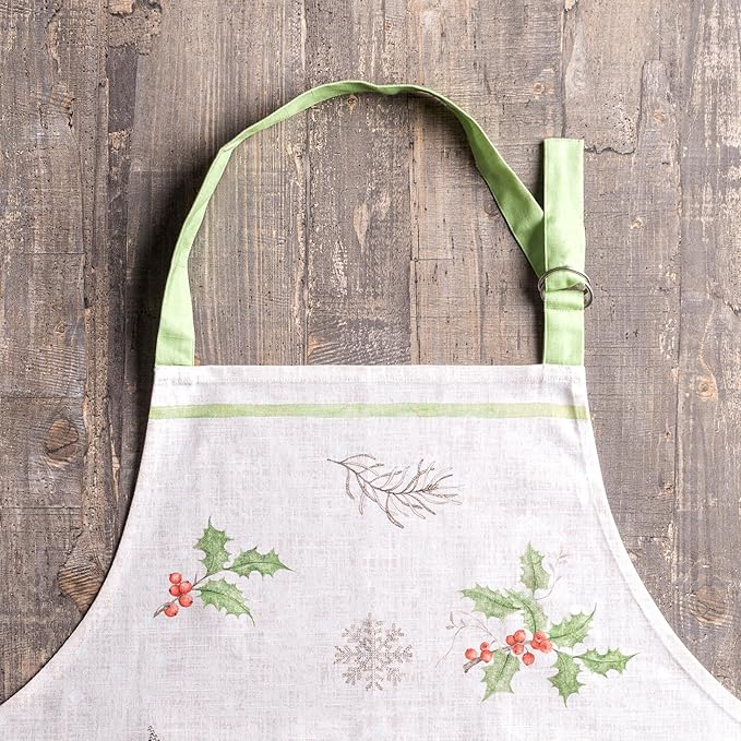 Maison d' Hermine 100% Cotton Apron for women with Pocket Kitchen Chef Apron for Men Cooking Mothers Day Gifts