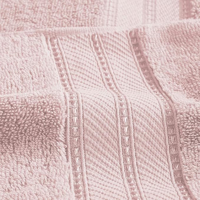 Modern Threads 4-Pack SpunLoft Bath Sheet Blush 35x66