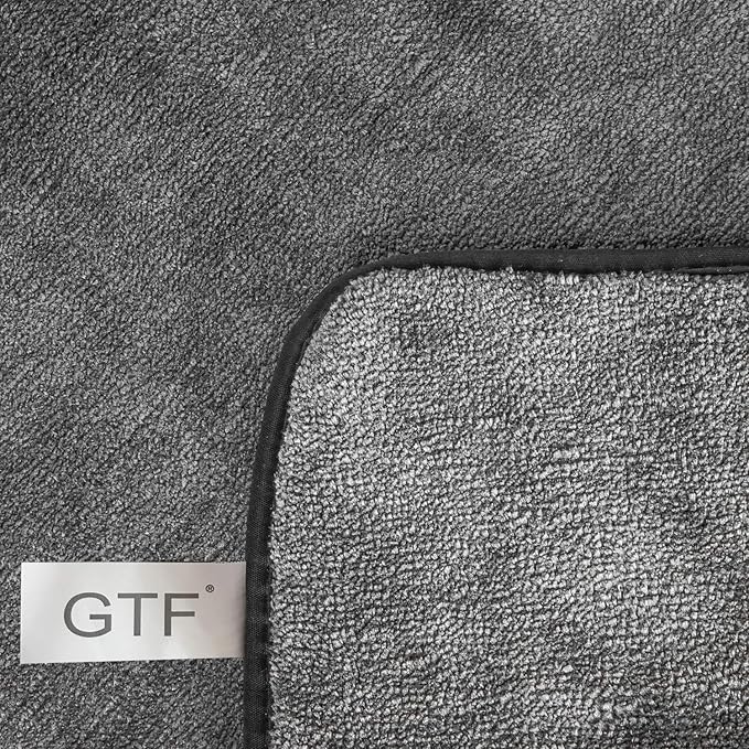 GTF Microfiber Car Cleaning Cloths, Upgraded 1200gsm Ultra-Thick Cars Drying Towel Microfiber Cloth for Car and Home Polishing Washing and Detailing 16'' x 16''(3 Pack)