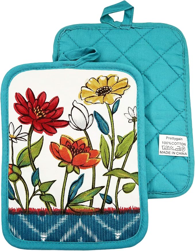 Potholders for Kitchens-Hot Pads-Hot Pads for Kitchen Counter Set-9x 7 inch