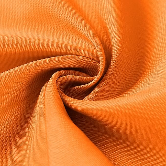 Bailarina Cloth Napkins Set of 40,17x17 inches Dinner Napkins Cloth Washable,Polyester Square Table Cloth Napkin Bulk with Hemmed Edges Ideal for Banquets, Parties and Weddings-Orange