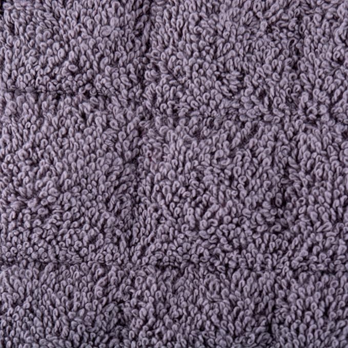 DII Basic Terry Collection Quilted 100% Cotton, Pan Handle, Gray, 3 Piece