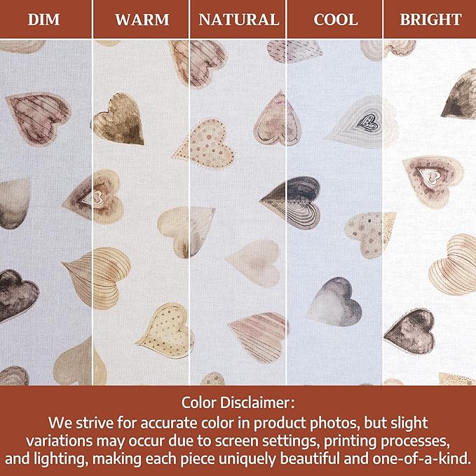 Maison d' Hermine Cloth Napkins Set of 4 100% Cotton Everyday Reusable Square Napkins Cloth Washable Dinner Party Wedding Restaurant Gifts for Mothers Day Spring/Summer (Lovely Hearts, 18" x 18")