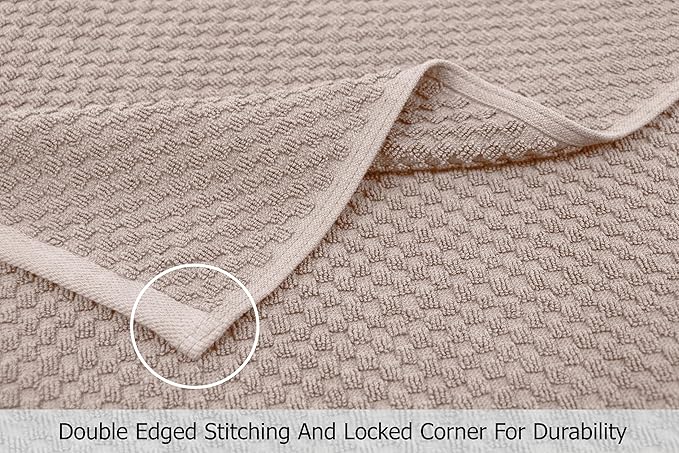 COTTON CRAFT Hooded Bath Towel – Oversized 35 x 70 Waffle Weave Towel with Hood for Adults - 100% Ringspun Cotton Pool Bath Sheet Wrap with Hood - Soft Super Absorbent Quick Dry – 450 GSM – Linen