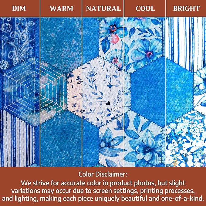 Maison d' Hermine Cloth Napkins Set of 4 100% Cotton Everyday Reusable Square Napkins Cloth Washable Dinner Party Wedding Restaurant Gifts for Mothers Day Spring/Summer (Summer Blues, 20" x 20")