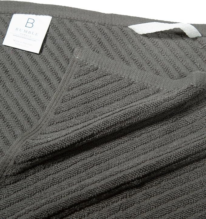 Premium Kitchen Towels (16”x 25”, 6 Pack) | Large Cotton Kitchen Hand Towels | Dish Towels | Diagonal Weave Design | 445 GSM Highly Absorbent Tea Towels Set with Hanging Loop | Grey & Tan