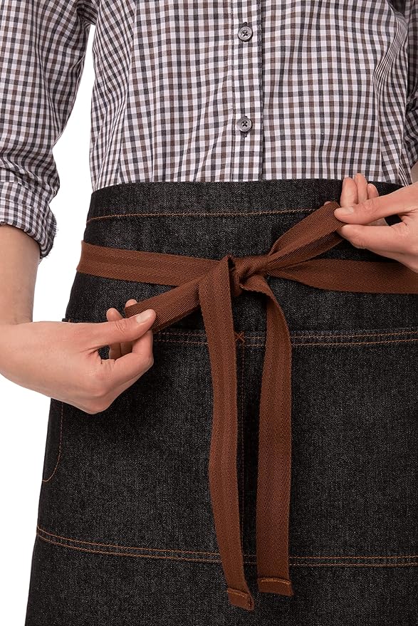 Chef Works Unisex Memphis Half Bistro Apron