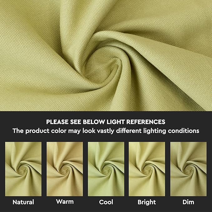 Encasa XO Sage Green Cloth Napkins Set of 6, 17"x17" | Solid Color Cotton Dinner Napkins | Washable & Reusable Wedding Napkins for Holiday Dinners, Party, & Everyday Table Decor