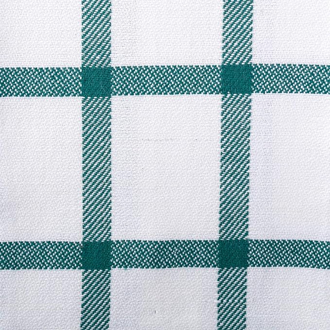 DII Assorted Woven, Kitchen Dishtowel Set, 18x28, Teal, 5 Piece