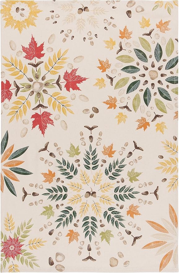 Now Designs Set of Two Fall Foliage Tea Towel, 1 EA