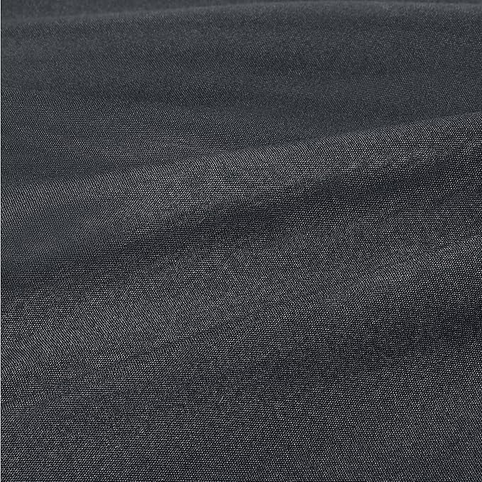 Amazon Basics Reusable Stain and Wrinkle Resistant Cloth Napkins, 17 x 17 inches, Black, 12-Pack